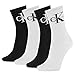 Produktbild Calvin Klein Womens Jeans Logo Women's Crew 4 Pack Short Sock, Black Combo, ONE Size