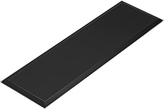 Black Matte Glass Subway Tiles for Bathroom Kitchen Shower Backsplash Wa...