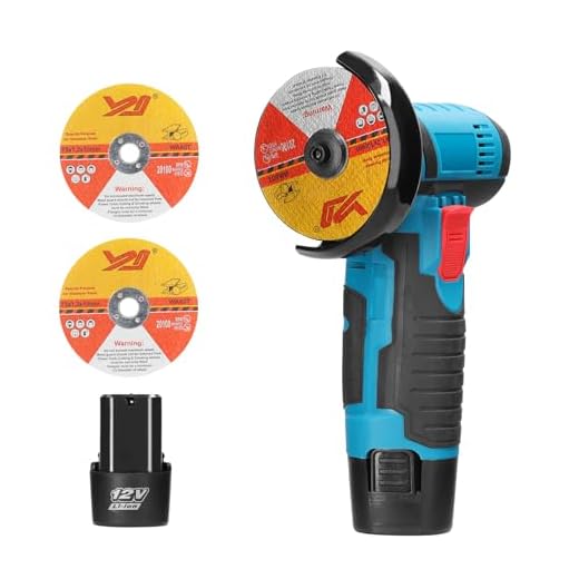 Amoladora Angular Weytoll Mini Amoladora de 12 V con Batería de 1300 mAh para Moler y Cortar