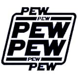 Generic Duckits Star Wars PEW PEW PEW Funny Decal Vinyl Sticker|Cars Trucks Vans Walls Laptop| Black...