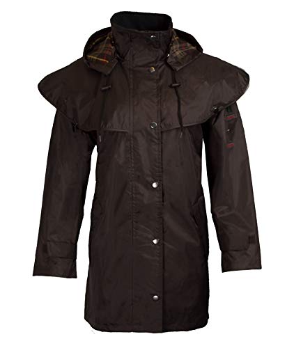 Veste Hunton imperméable longue cape nylon Walker & Hawkes