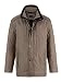 Produktbild BABISTA Herren Longjacke mit Stehkragen in Taupe in detailreicher Verarbeitung