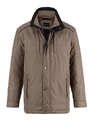 Preisvergleich Produktbild BABISTA Herren Longjacke mit Stehkragen in Taupe in detailreicher Verarbeitung