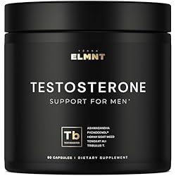 2,015mg Testosterone Booster for Men 8X Strength w. Ashwagandha, Tongkat Ali, Pycnogenol, Tribulus - Total T Testosterone Supplement for Men Male Enhancing Libido Test Booster + Muscle Builder Pills