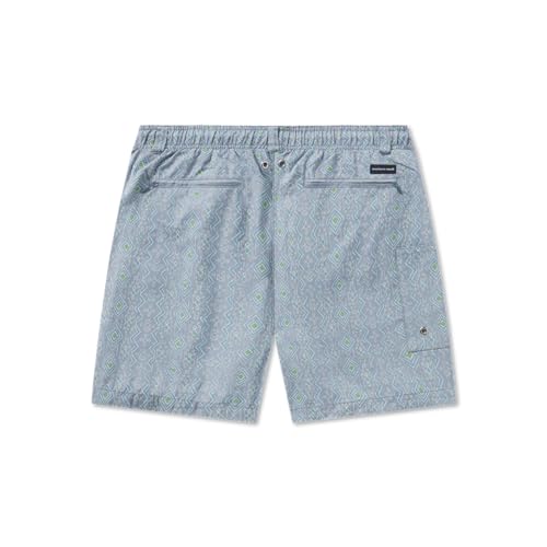 Southern Marsh Men’s Dockside - Toxaway Chambray Swim Trunks – Quick-Dry Lightweight Swimming Shorts2