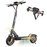 iENYRID Adult Electric Scooter 25-40km Long Range 25Km/h Top Speed 3 Speed Modes 10x3" Off-Road Tyres Max Load 150kg Dual Disc Brakes Dual Suspensions
