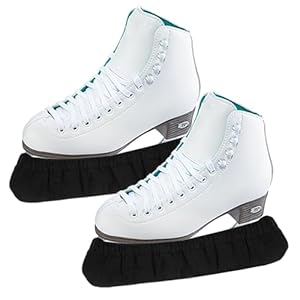Xmart 1 Paar Kufenschoner Schlittschuhschoner Schwarz