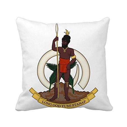Coussin Vanuatu imprimé 40 x 40 cm, une idée cadeau déco originale - 2