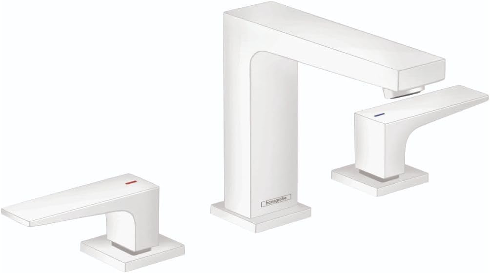 hansgrohe Metropol Modern Low Flow Water Saving 2-Handle 3 5-inch Tall Bathroom Sink Faucet in Chrome, 32516001