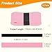 M METERXITY 6-Pack Tennis Racket Grip Tape PU Tennis Overgrip Grip Tapes Anti-Slip Sweat Absorbent for Pickleball/Racquetball/Badminton/Squash/Baseball Bat Handle Light Pink