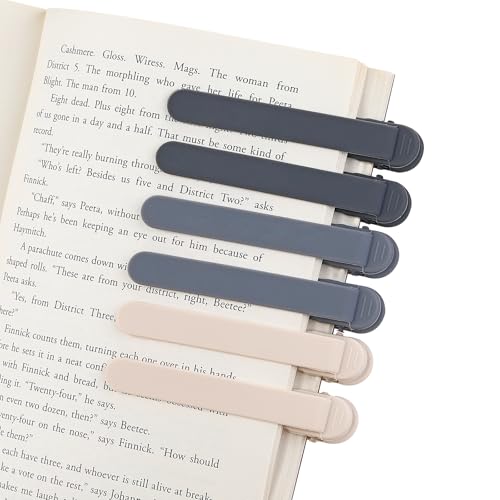 Marcapáginas automático, marcadores inteligentes de silicona para leer mujeres, hombres, niños, bonitos marcadores de libros únicos, accesorios de lectura, regalos para los amantes de los libros (2