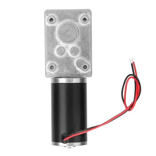 Image of High Dc Motor 12V Gear Motor 12V Motor, High Torsion Speed Reduce Electric Motor Reversible Gear Motor 8Mm Shaft (12V,400Rpm)
