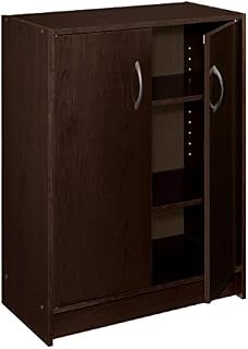 ClosetMaid 8925 2-Door Stackable Laminate Organizer, Espresso