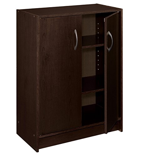 ClosetMaid 8925 Stackable 2-Door Organizer, Espresso by ClosetMaid - Used condition - US$41.85
