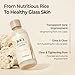 SKINFOOD Rice Brightening Toner, Korean Skincare Face Toner for Glow Glass Skin, Natural Rice Water Milk for Pore Minimizing, Hydrating, Glowing Skin, Vegan, 160ml/5.4fl.oz.