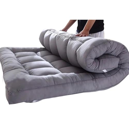 Colchón de suelo, transpirable, plegable, tumbona acolchada para invitados, colchón grueso y cómodo, diseño portátil y versátil