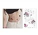 Produktbild HYTGF Tätowierung Tattoo Aufkleber Temporäre 2 STK 9 * 19 cm Kvinder Vandtæt tatovering klistermærke Rose Peony fersken blomst sommerfugl Design Arm skulder Body klistermærke