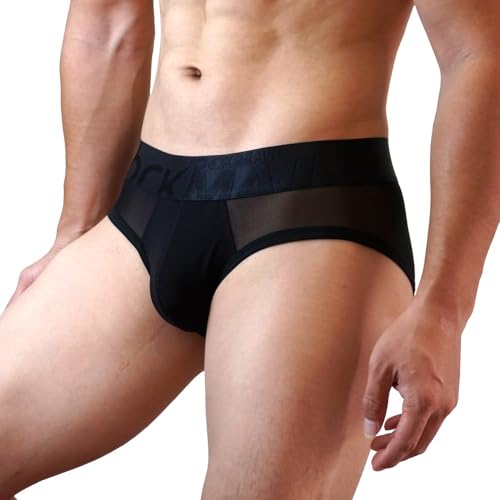 JOCKMAIL Mens Underwear Briefs Men's Sexy Briefs Low Rise Breathable Ultra-Thin Sweat Absorbing Panties2