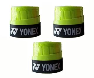 YONEX Etech 902 Badminton Grip (Pack of 3),Light Green