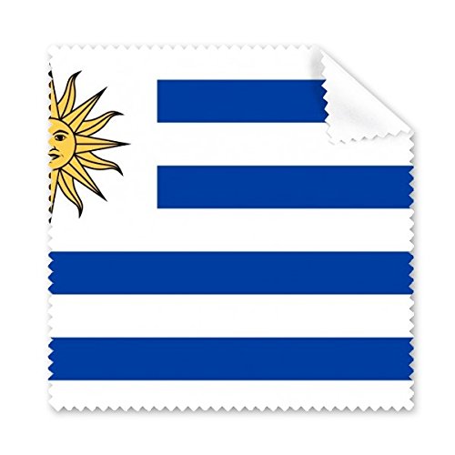 Chiffon de nettoyage contre les rayures de verres avec motif Uruguay pour écran et lunettes