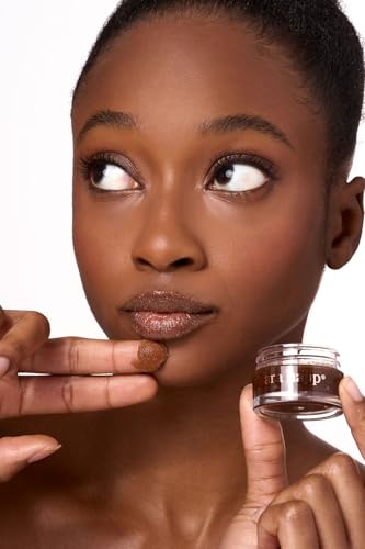 Image of Sara Happ The Lip Scrub: Brown Sugar Scrub for Dry Lips - Gently Exfoliate, Polish, and Revitalize Lips with Vitamin E and Jojoba & Grape Oils,Vegan, 0.5 oz.