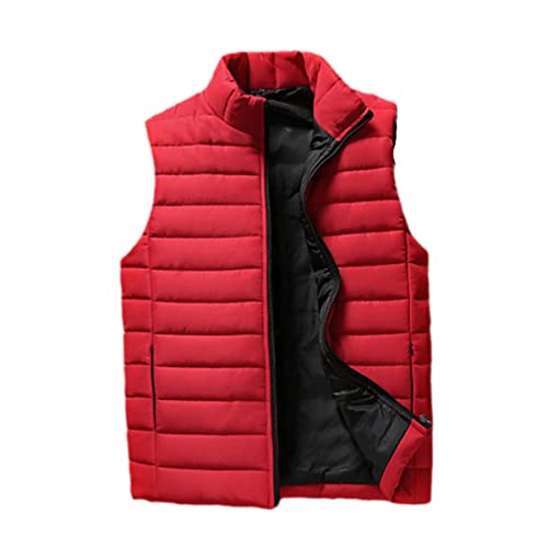 Chaleco acolchado rojo M para paseos urbanos y actividades al aire libre