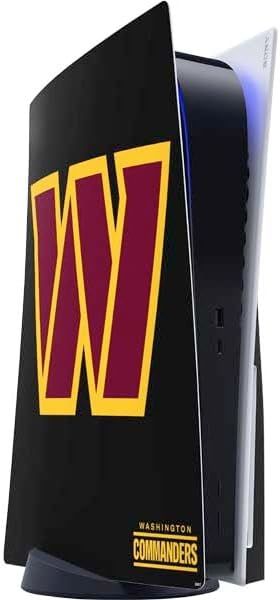 Skinit Decal Gaming Skin Compatible with PS5 Console - Officially Licensed NFL Washington Commanders Flag Design