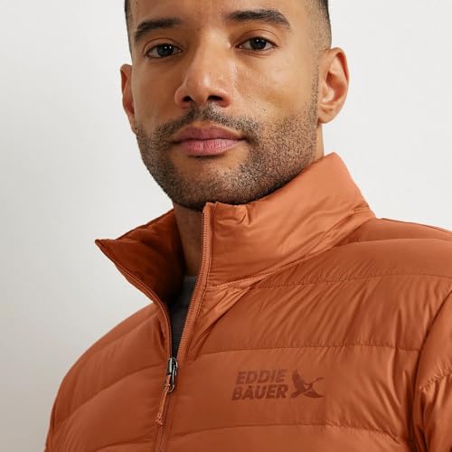 Image of Eddie Bauer Men's CirrusLite Down Jacket, Paprika, X-Large, Tall