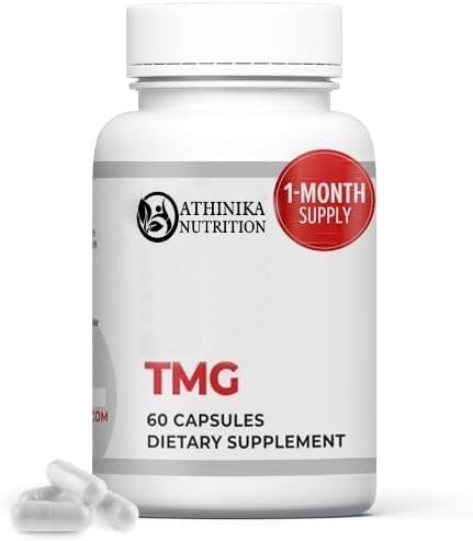 TMG Supplements - Trimethylglycine Amino Acid as Betaine Anhydrous for Liver Support, Energy, Heart Health, & to Regulate Homocysteine Levels - 60 Capsules-picture-22