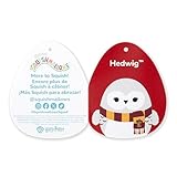 Squishmallows SQWB00466 - Harry Potter Hedwig mit Schal 25 cm, offizielles Jazwares Plüsch, superweiches Kuscheltier