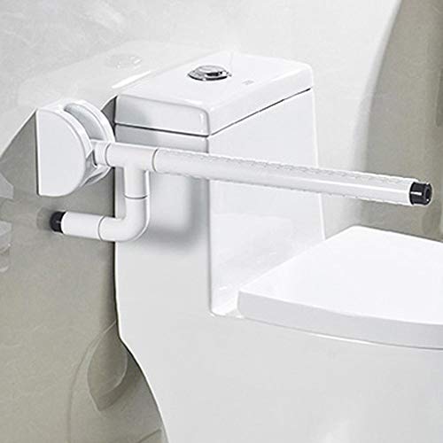 MTXYSFS Maniglione Bagno Corrimano da Bagno, Lavamani Antiscivolo Maniglia di Sicurezza Antiscivolo, Bilanciamento Anticaduta per Disabiliti Gravida Bambin (Color : White, Size : Double Pole)