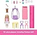 Barbie Chelsea Toy Dollhouse with 15+ Accessories, Pop-Up House Expands to 17+ x 13+ inches with 5 Play Areas & Slide, Includes Small Doll & Pet Dog