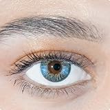 CONTENIDO DEL PAQUETE: Dos lentes de contacto blandas (diámetro: 14,00 y radio de curvatura (B.C): 8,6 - Contenido de agua: 38%) de duración TRIMESTERAL y SIN DIOTTRY (gradación 0,00) + cómodo estuche de lentes personalizado