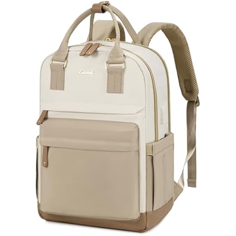 LOVEVOOK Waterproof Laptop Backpack with USB Port Cover