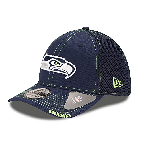 New Era NFL Seattle Seahawks Neo 3930 Cap, Medium/Large