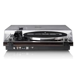 Lenco LBT-345WA Tourne-disque avec Bluetooth® et micro rouge 2M, stabilisateur de platine chromé – Noyer - Les Beatles, Paul McCartney, John Lennon, RIngo Starr, George Harrison Lenco LBT-345WA Tourne-disque avec Bluetooth® et micro rouge 2M, stabilisateur de platine chromé - Noyer – Image 7