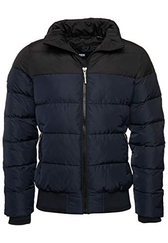 Superdry Herren Track Sports Puffer Jacke, Blau (Eclipse Navy 98T),...