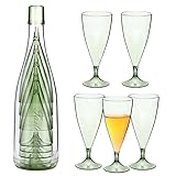 【Materiales Reutilizables】Nuestras copas de champán están fabricadas con materiales repetibles de alta calidad, con una superficie lisa, resistente y duradera.