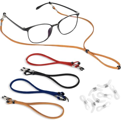 JEYORZY 4 pcs Laccio Occhiali, Catenella per Occhiali, Catena Occhiali