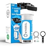 WINGSOL Water Filter for Sink Faucet, Reduce Heavy Metals/Chlorine/PFAS/PFOA/PFOS/Odor/Sediment, NSF/ANSI 42&53 Improve Taste, EZ Change Life Indication Mineral pH+ Under Sink Water Filter (Advanced)