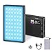 Produktbild LED Videoleuchte RGB, Mini Video licht Dimmbare Videolicht 2500K-8500K, USB Wiederaufladbarem Kamera Licht Dauerlicht CRI95+ für Sony/Canon/Nikon DSLR Camcorder, Smartphones