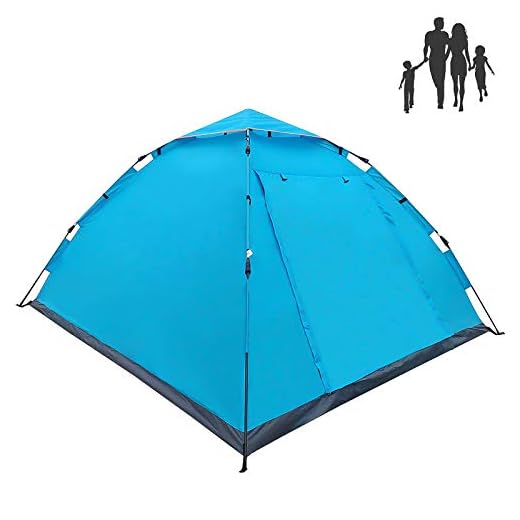 LETHMIK Pop Up Tent | Tents for Camping 2 3 4 Person - 30 Seconds Easy Up Camping Tent - Waterproof, Lightweight Instant Tent for Outdoor Hiking - Includes Carry Bag