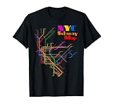 New York City Subway Map Shirt NYC Metro Map T-Shirt Gift T-Shirt