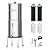 Purewell 2.25G Gravity Water Filter System with Water Level Window, 8-Stage 0.01?m Ultra-Filtration Stainless Steel Countertop System with 4 Filters and Stand, Reduce Fluoride and Chlorine, PW-KS-CF