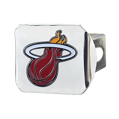 FANMATS 22735 Miami Heat Hitch Cover - 3D Color Emblem