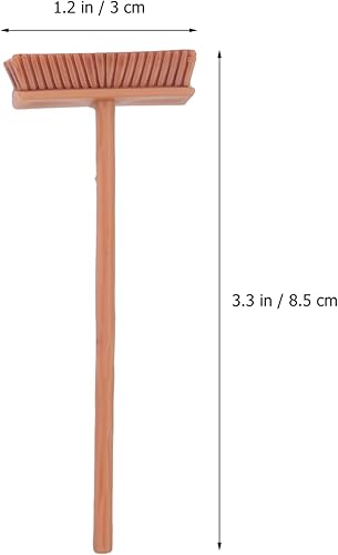 Miniatura 2 de Toyvian 9 piezas DIY mini herramienta de granja miniatura herramienta de jardinería de alta simulación mini rastrillo de pala para decoración de