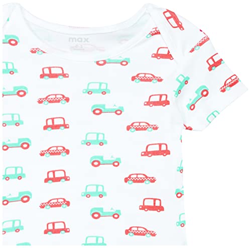 Image of Max Baby boys Printed Bodysuit- Pack of 4
