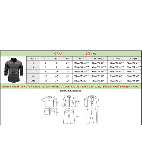 Camisa de manga larga de jeans para hombre ideal para las noches frescas de verano 4