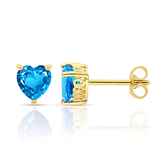 Boucles d'oreilles topazes bleues et or 9k : finis les bijoux ternes et irritants