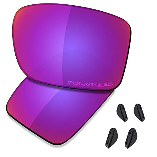 Image of SAUCER Premium Replacement Lenses & Nosepads for Oakley Double Edge OO9380-66mm Sunglasses